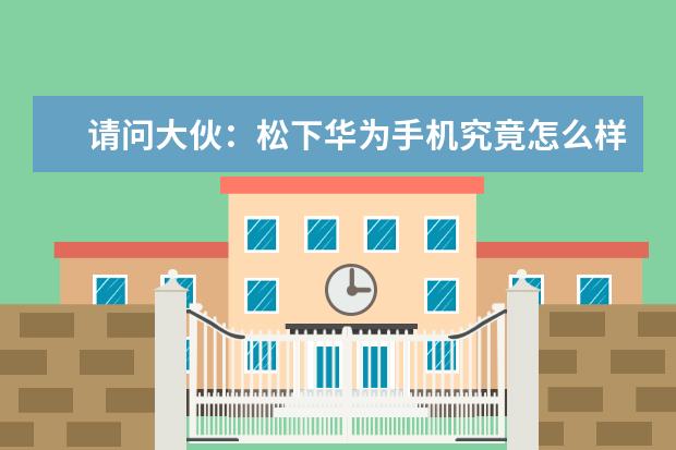 请问大伙：松下华为手机究竟怎么样,真实使用感受揭秘!!!不看必后悔