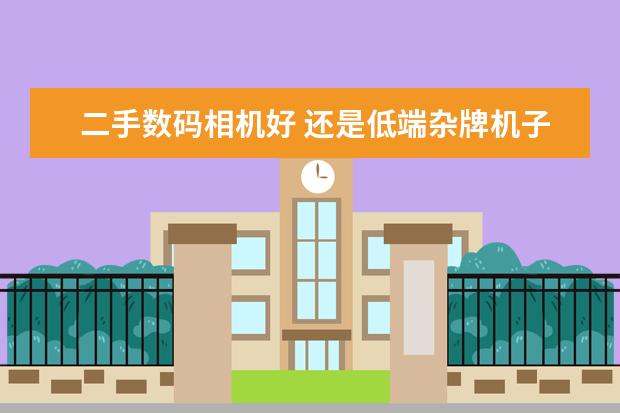 二手数码相机好 还是低端杂牌机子好 我想买一个但是钱不多