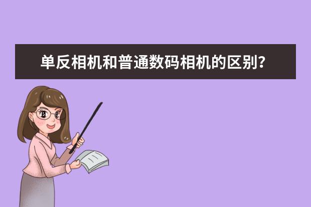 单反相机和普通数码相机的区别？