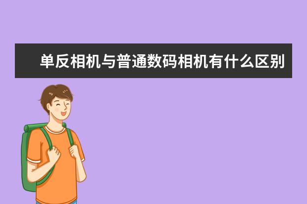 单反相机与普通数码相机有什么区别？