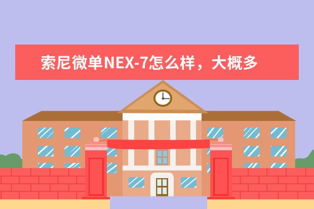 索尼微单NEX-7怎么样，大概多少钱啊？宁波哪里有现货啊?