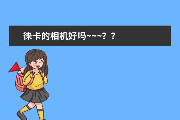 徕卡的相机好吗~~~？？