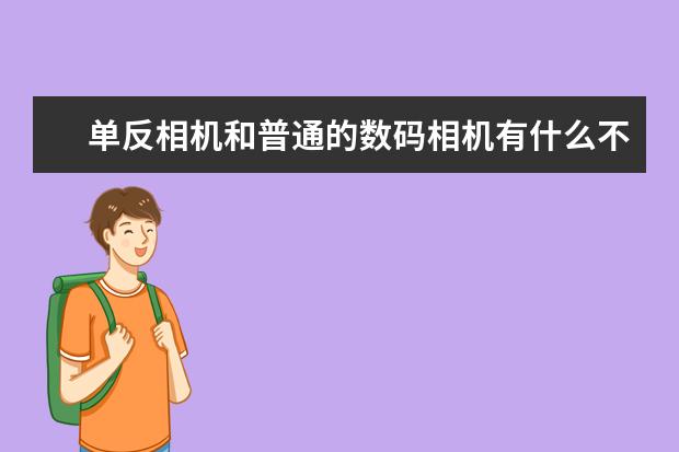 单反相机和普通的数码相机有什么不同?