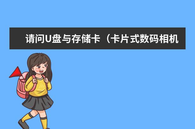 请问U盘与存储卡（卡片式数码相机中那个存储卡）原理上有何区别？