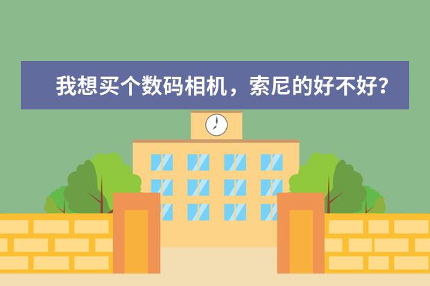 我想买个数码相机，索尼的好不好？