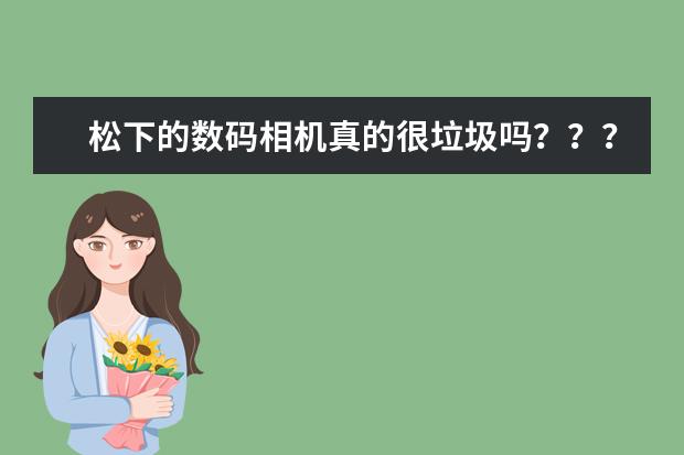 松下的数码相机真的很垃圾吗？？？