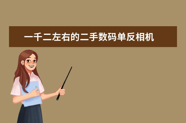 一千二左右的二手数码单反相机