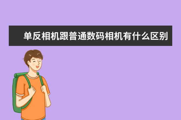 单反相机跟普通数码相机有什么区别?
