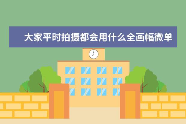 大家平时拍摄都会用什么全画幅微单相机？