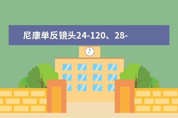 尼康单反镜头24-120、28-300、24-70、70-200哪个头画质高！性价比好！
