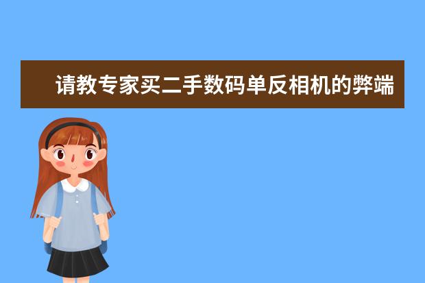请教专家买二手数码单反相机的弊端都什么？