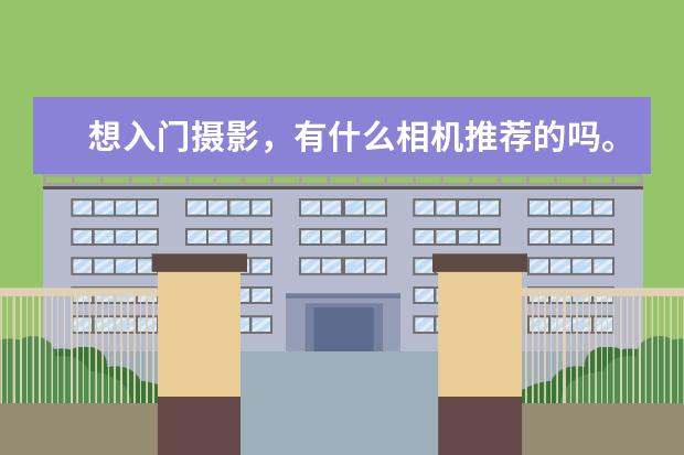 想入门摄影，有什么相机推荐的吗。不用太贵，前几天看了一个ilce6000l和佳能6m哪个更好啊？