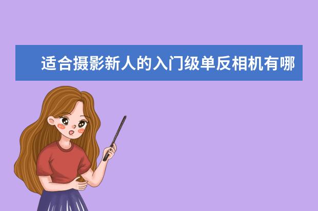 适合摄影新人的入门级单反相机有哪些？