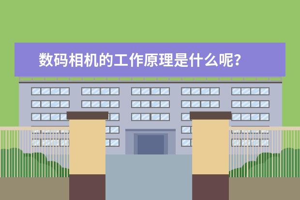 数码相机的工作原理是什么呢？