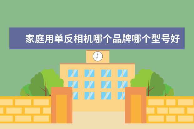 家庭用单反相机哪个品牌哪个型号好？