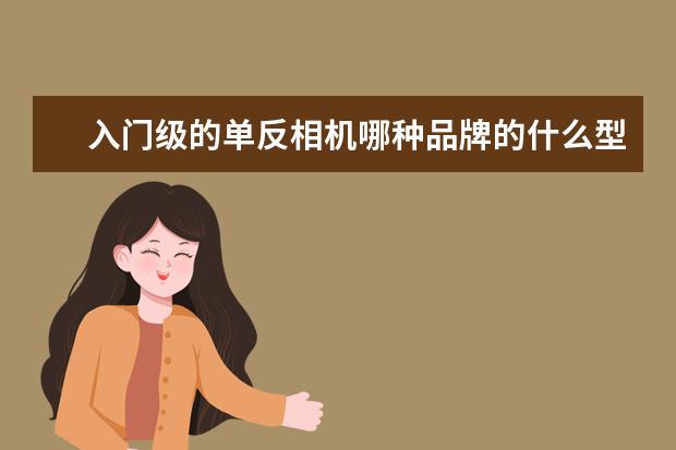 入门级的单反相机哪种品牌的什么型号好？要求性价比高