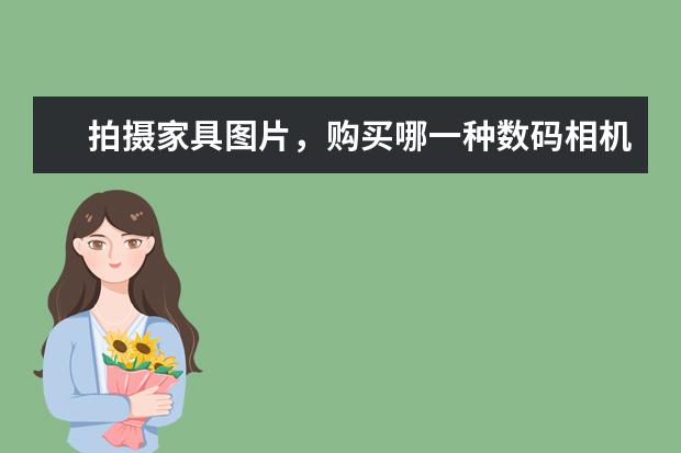 拍摄家具图片，购买哪一种数码相机效果最好（照片画面大，逼真）