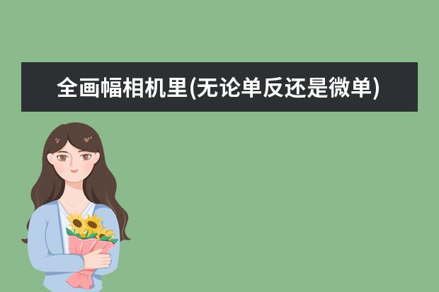 全画幅相机里(无论单反还是微单)，弱光下录制视频的感光度(我是说录视频不是拍照)，视频感光能力最强