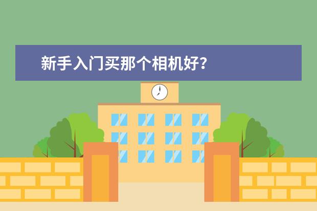 新手入门买那个相机好？