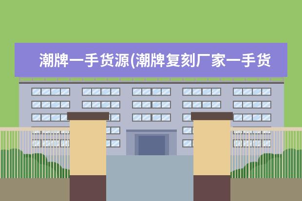潮牌一手货源(潮牌复刻厂家一手货源)