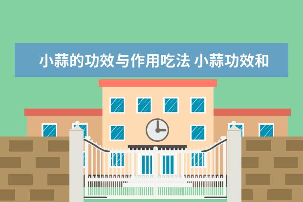 小蒜的功效与作用吃法 小蒜功效和作用