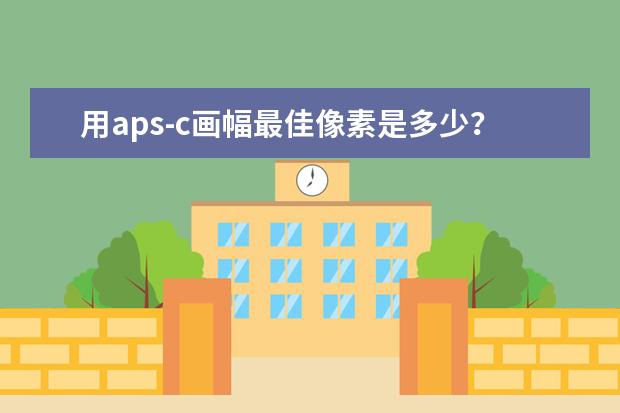 用aps-c画幅最佳像素是多少？因为像素高而传感器尺寸小会导致噪点多。