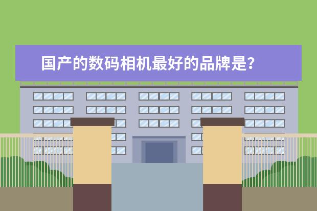 国产的数码相机最好的品牌是？