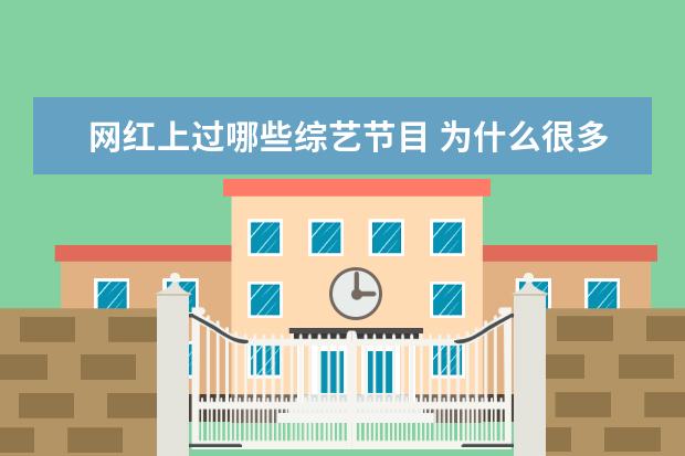 网红上过哪些综艺节目 为什么很多的网红,开始纷纷参加综艺节目?