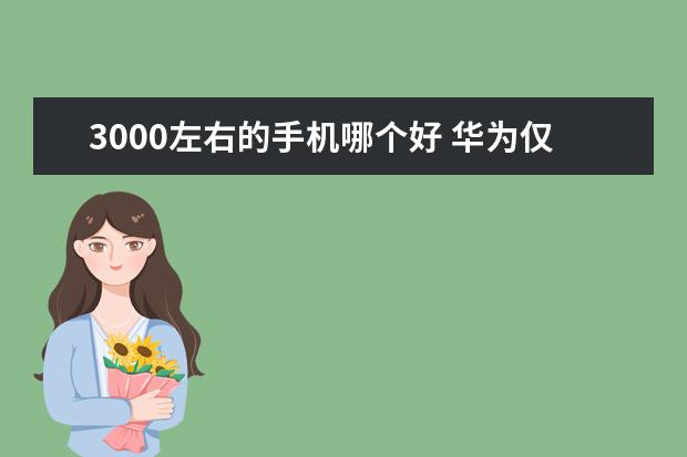 3000左右的手机哪个好 华为仅排第五