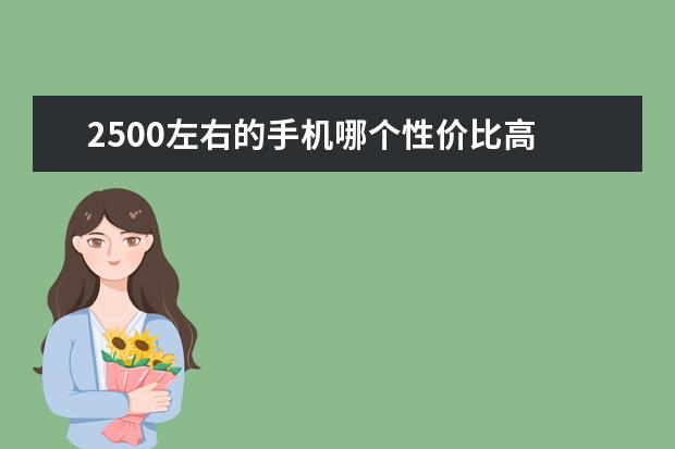 2500左右的手机哪个性价比高 不愧是国产手机曾经的一哥