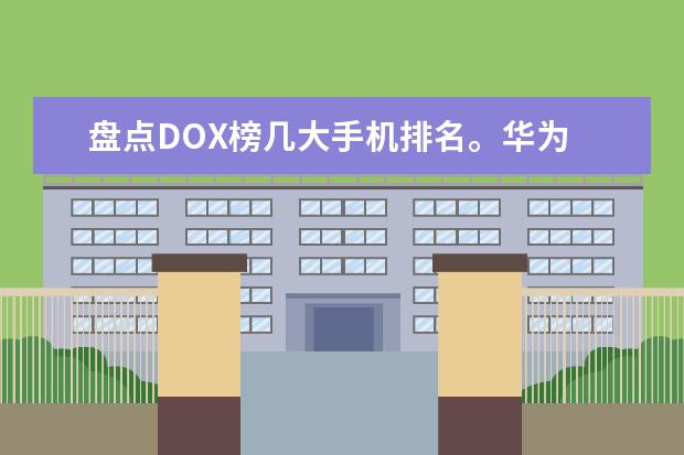 盘点DOX榜几大手机排名。华为 华为和小米榜上有名