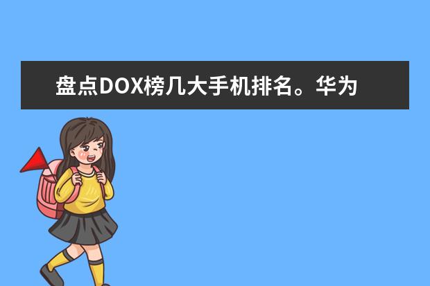 盘点DOX榜几大手机排名。华为 内存卡什么牌子好