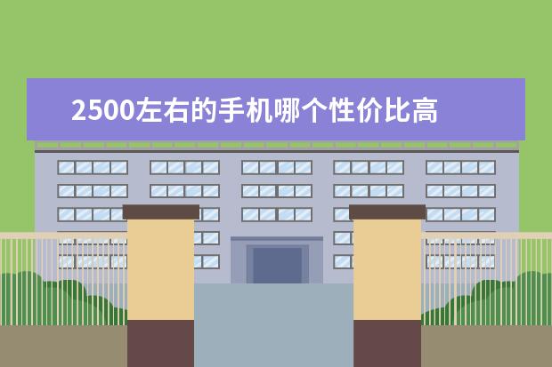 2500左右的手机哪个性价比高