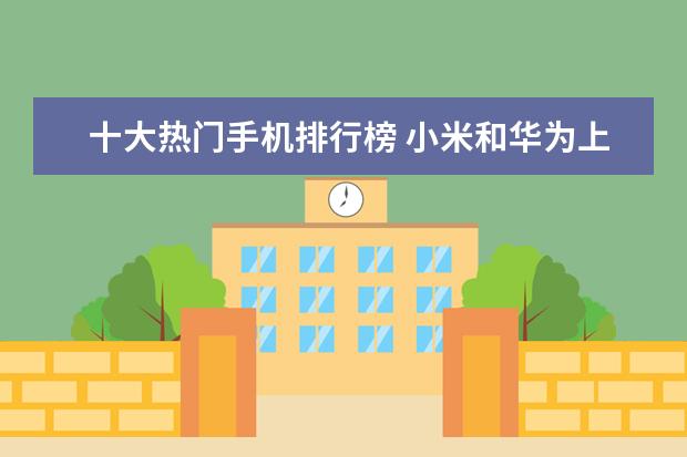 十大热门手机排行榜 小米和华为上榜