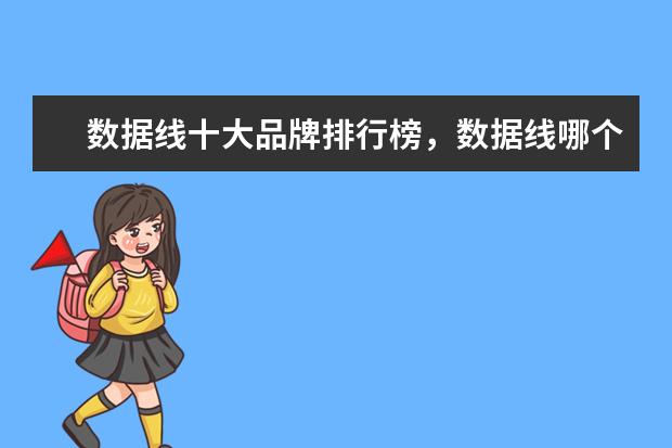 数据线十大品牌排行榜，数据线哪个品牌比较好 高性价比单反相机十大品牌排行榜