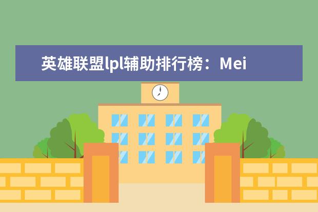 英雄联盟lpl辅助排行榜：Meiko上榜，第一是最强辅助 最值得期待网游排行榜
