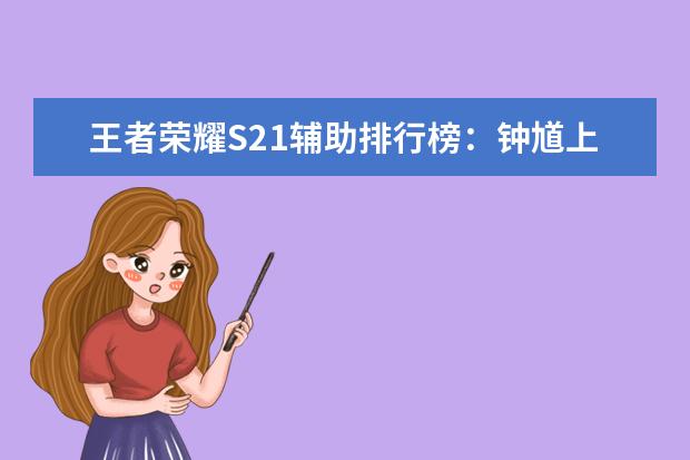 王者荣耀S21辅助排行榜：钟馗上榜，第七ban率最高 2月手机游戏排行榜Top10，2月好玩手游推荐