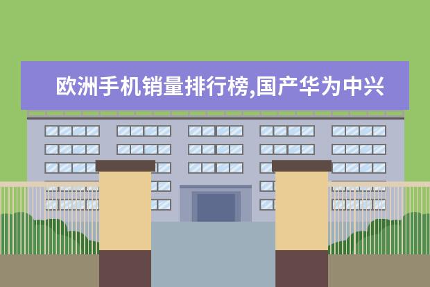 欧洲手机销量排行榜,国产华为中兴占据市场 颜值高，系统流畅(华为3款上榜)
