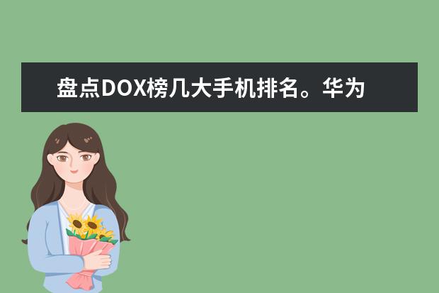 盘点DOX榜几大手机排名。华为 世界上最安全的手机