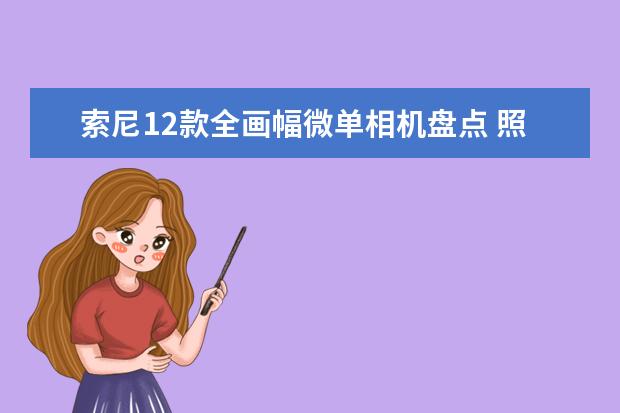 索尼12款全画幅微单相机盘点 照相机成像原理