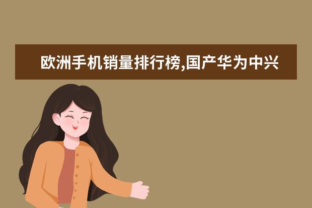 欧洲手机销量排行榜,国产华为中兴占据市场 小米9与华为mate20都不错