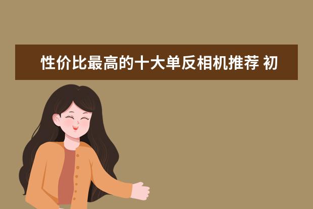 性价比最高的十大单反相机推荐 初学摄影，相机该怎么选择