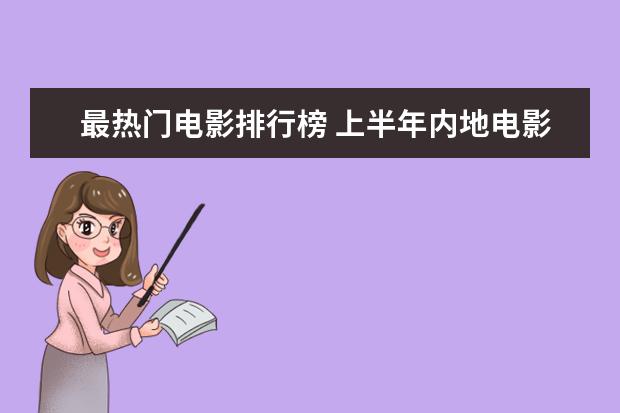最热门电影排行榜 上半年内地电影票房排行榜,内地票房破200亿(进口片占6成)