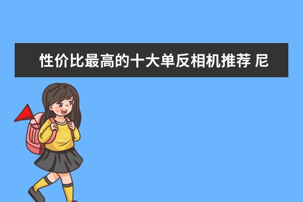 性价比最高的十大单反相机推荐 尼康单反相机哪款好