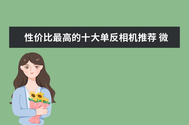 性价比最高的十大单反相机推荐 微单相机哪款好