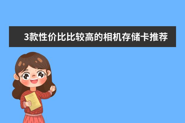 3款性价比比较高的相机存储卡推荐