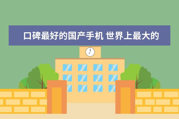 口碑最好的国产手机 世界上最大的手机：巨无霸手机重达158.8公斤，还能正常使用
