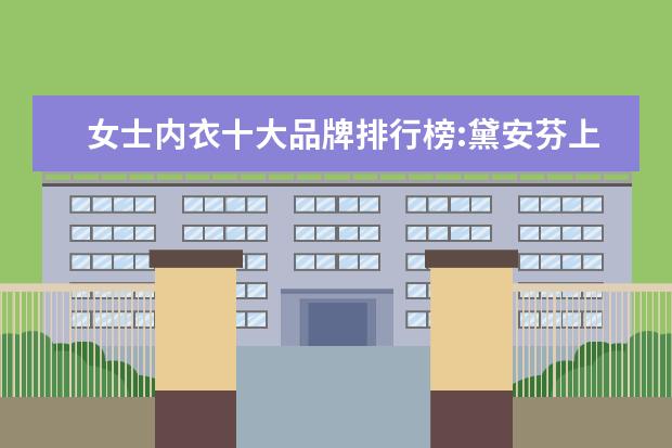 女士内衣十大品牌排行榜:黛安芬上榜 7月男士衬衫网络销量排行榜,花花公子第一,优衣库第9