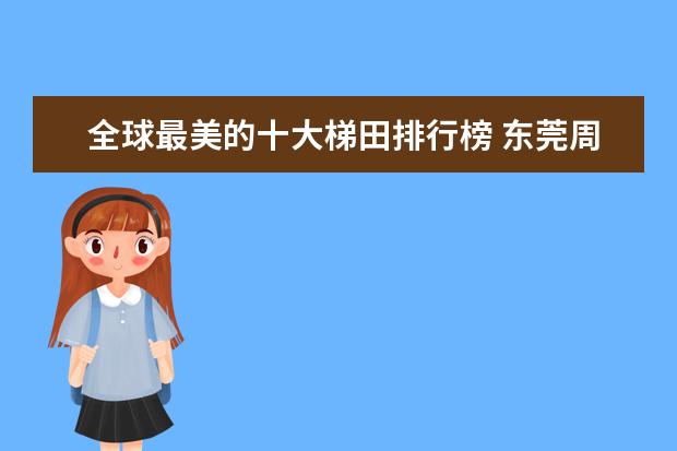 全球最美的十大梯田排行榜 东莞周边十大温泉排行榜：碧水湾温泉上榜，第七规模最大