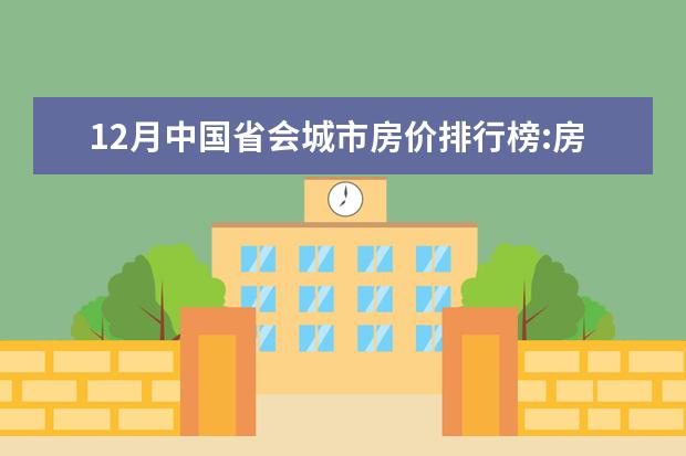 12月中国省会城市房价排行榜:房价最高的城市北京市 7月毕节房价各区排行榜,赫章县房价年涨幅为33.12%
